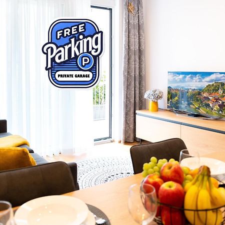 Masarykova Residence - Modern 1-Bedroom In City Center & Free Parking Lublana Zewnętrze zdjęcie