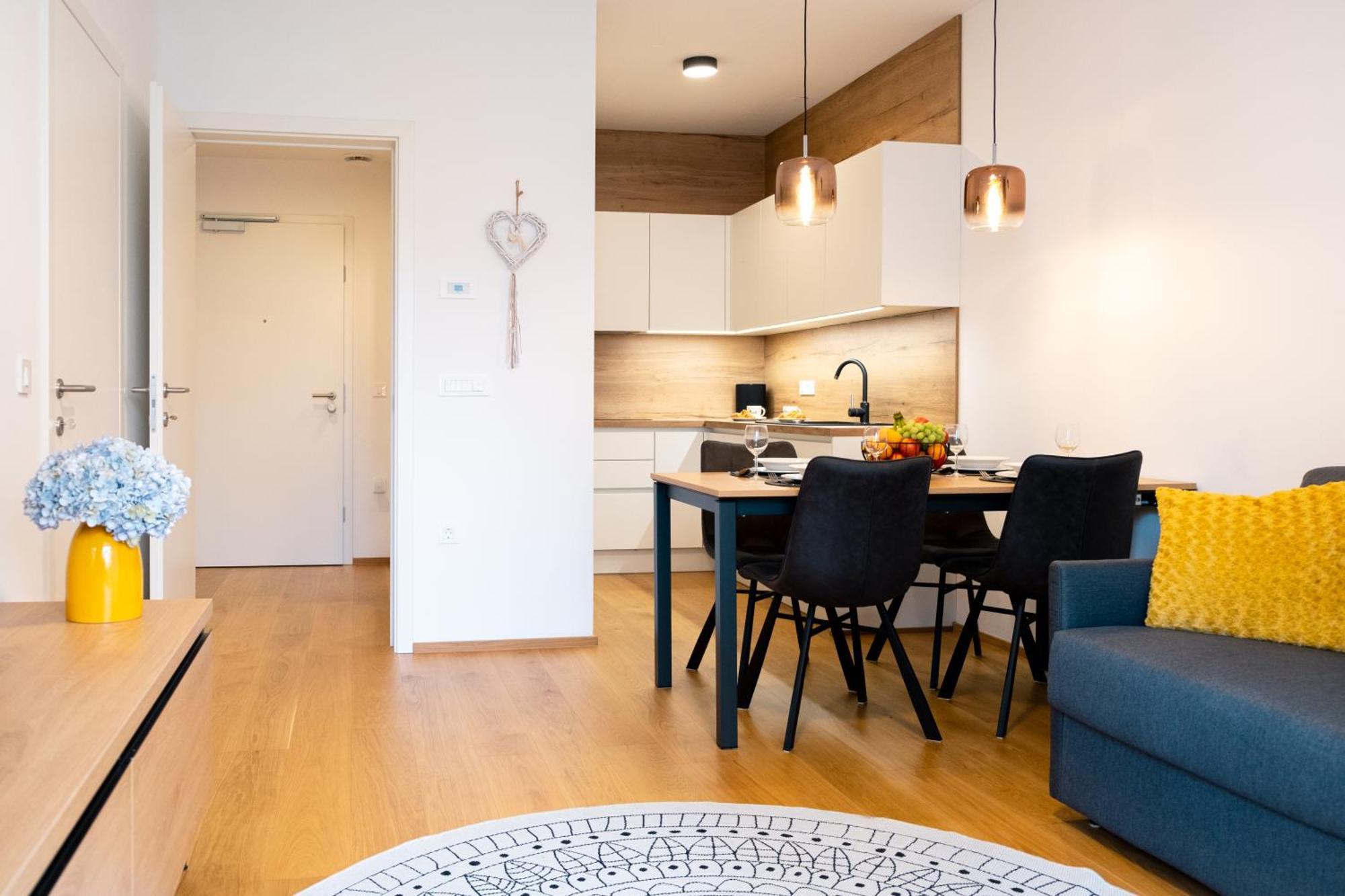 Masarykova Residence - Modern 1-Bedroom In City Center & Free Parking Lublana Zewnętrze zdjęcie